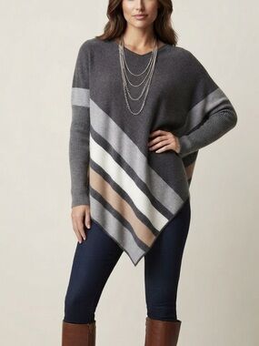 NY Collection Hankerchief Top Size S